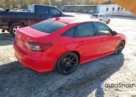 2025 Honda Civic Hybrid Sport/Sport Touring z USA, uszkodzony, nr VIN 2HGFE4F85SH351521